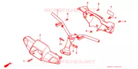 GUIDON pour Honda SB 50 ELITE E de 1990