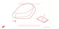 SELLE pour Honda SB 50 ELITE E de 1990