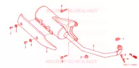 SILENCIEUX D'ECHAPPEMENT pour Honda SPACY 100 de 2004