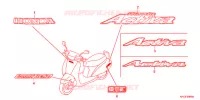 AUTOCOLLANTS pour Honda SCV 110 ACTIVA de 2009