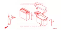 BATTERIE (SCV1109) pour Honda SCV 110 ACTIVA de 2009