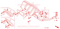SILENCIEUX D'ECHAPPEMENT (SCV100CM2,5/SCV1109,B,D) pour Honda SCV 110 ACTIVA de 2009