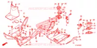 PLANCHER   REPOSE PIED pour Honda SH 150 de 2010