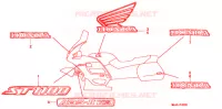 AUTOCOLLANTS pour Honda ST 1100 ABS II de 2000
