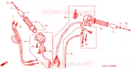 COMMODO   LEVIER   CABLE pour Honda ST 1100 ABS II de 2000