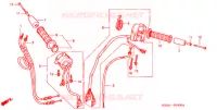 COMMODO   LEVIER   CABLE pour Honda ST 1100 de 2000