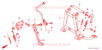 BEQUILLE pour Honda PAN EUROPEAN ST 1300 de 2004