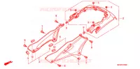 COUVERCLES LATERAUX   ARRIERES pour Honda PAN EUROPEAN ST 1300 de 2004