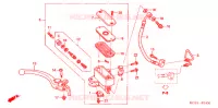 MAITRE CYLINDRE DE FREIN AVANT (ST1300) pour Honda PAN EUROPEAN ST 1300 de 2004