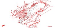 COUVERCLES LATERAUX   ARRIERES pour Honda ST 1300 ABS de 2009