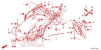 GARDE BOUE ARRIERE pour Honda ST 1300 ABS de 2012