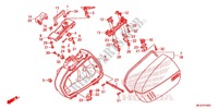 SACOCHE DE SELLE pour Honda ST 1300 ABS de 2012