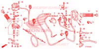 LEVIER DE GUIDON   CABLE   COMMODO pour Honda FOURTRAX 420 RANCHER 4X4 AT CAMO de 2009