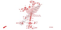 ARBRE DE DIRECTION (TRX420FA,TRX420FGA) pour Honda FOURTRAX 420 RANCHER 4X4 AT de 2009
