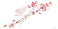 ARBRE DE SORTIE pour Honda FOURTRAX 420 RANCHER 4X4 AT de 2012