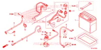 BATTERIE pour Honda FOURTRAX 420 RANCHER 4X4 AT CAMO de 2013