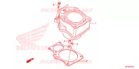 CYLINDRE pour Honda FOURTRAX 420 RANCHER 4X4 AT de 2013