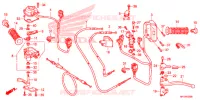 LEVIER DE GUIDON   CABLE   COMMODO pour Honda FOURTRAX 420 RANCHER 4X4 AT de 2013