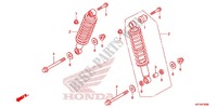 AMORTISSEUR ARRIERE pour Honda FOURTRAX 420 RANCHER 4X4 AT de 2014
