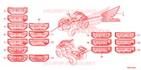 AUTOCOLLANTS pour Honda FOURTRAX 420 RANCHER 4X4 ES de 2015