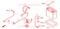 BATTERIE pour Honda FOURTRAX 420 RANCHER 4X4 Electric Shift CAMO de 2007