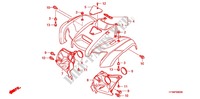 GARDE BOUE AVANT pour Honda FOURTRAX 420 RANCHER 4X4 Electric Shift CAMO de 2008
