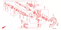 ARBRE DE ROUE AVANT (4WD) pour Honda FOURTRAX 420 RANCHER 4X4 Electric Shift de 2008