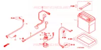 BATTERIE pour Honda FOURTRAX 420 RANCHER 4X4 Electric Shift de 2008