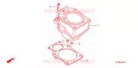 CYLINDRE pour Honda FOURTRAX 420 RANCHER 4X4 Electric Shift de 2008