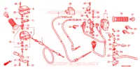 LEVIER DE GUIDON   CABLE   COMMODO pour Honda FOURTRAX 420 RANCHER 4X4 Electric Shift de 2008