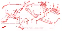 REPOSE PIED   PEDALE pour Honda FOURTRAX 420 RANCHER 4X4 Electric Shift de 2008