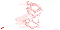 CYLINDRE pour Honda FOURTRAX 420 RANCHER 4X4 Manual Shift de 2014