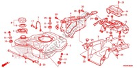 RESERVOIR A CARBURANT pour Honda FOURTRAX 420 RANCHER 4X4 Manual Shift de 2014