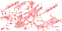 CADRE pour Honda FOURTRAX 420 RANCHER 4X4 Manual Shift de 2016
