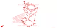 CYLINDRE pour Honda FOURTRAX 420 RANCHER 4X4 Manual Shift de 2016