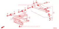 TRIANGLES AVANT pour Honda FOURTRAX 420 RANCHER 4X4 Manual Shift de 2016