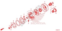 ROUE LIBRE DE DEMARREUR pour Honda FOURTRAX 420 RANCHER 4X4 EPS Manual Shift de 2014