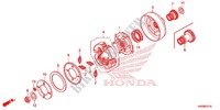 ROUE LIBRE DE DEMARREUR pour Honda FOURTRAX 420 RANCHER 4X4 EPS Manual Shift CAMO de 2016