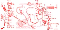 COMMODO   LEVIER   CABLE pour Honda FOURTRAX 420 RANCHER 4X4 EPS Manual Shift CAMO de 2016