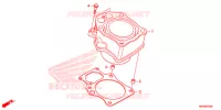 CYLINDRE pour Honda FOURTRAX 420 RANCHER 4X4 EPS Manual Shift de 2016