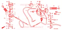 LEVIER DE GUIDON   CABLE   COMMODO pour Honda FOURTRAX 420 RANCHER 4X4 Manual Shift CAMO de 2007