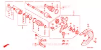 ARBRE DE ROUE AVANT (4WD) pour Honda FOURTRAX 420 RANCHER 4X4 Manual Shift de 2007