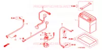 BATTERIE pour Honda FOURTRAX 420 RANCHER 4X4 Manual Shift de 2007