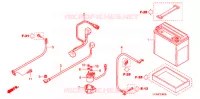 BATTERIE pour Honda FOURTRAX 420 RANCHER 4X4 Manual Shift de 2008