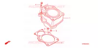CYLINDRE pour Honda FOURTRAX 420 RANCHER 4X4 de 2008