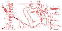 LEVIER DE GUIDON   CABLE   COMMODO pour Honda FOURTRAX 420 RANCHER 4X4 de 2008