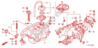 RESERVOIR A CARBURANT pour Honda FOURTRAX 420 RANCHER 4X4 Manual Shift de 2008