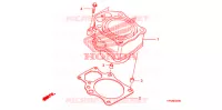 CYLINDRE pour Honda FOURTRAX 420 RANCHER 4X4 Manual Shift de 2010