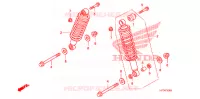 AMORTISSEUR ARRIERE pour Honda FOURTRAX 420 RANCHER AT PS CAMO de 2010