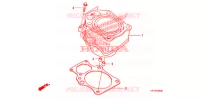 CYLINDRE pour Honda FOURTRAX 420 RANCHER AT PS CAMO de 2010
